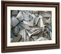 Woman With Phlox 1910 By Albert Gleizes Fine Art Print