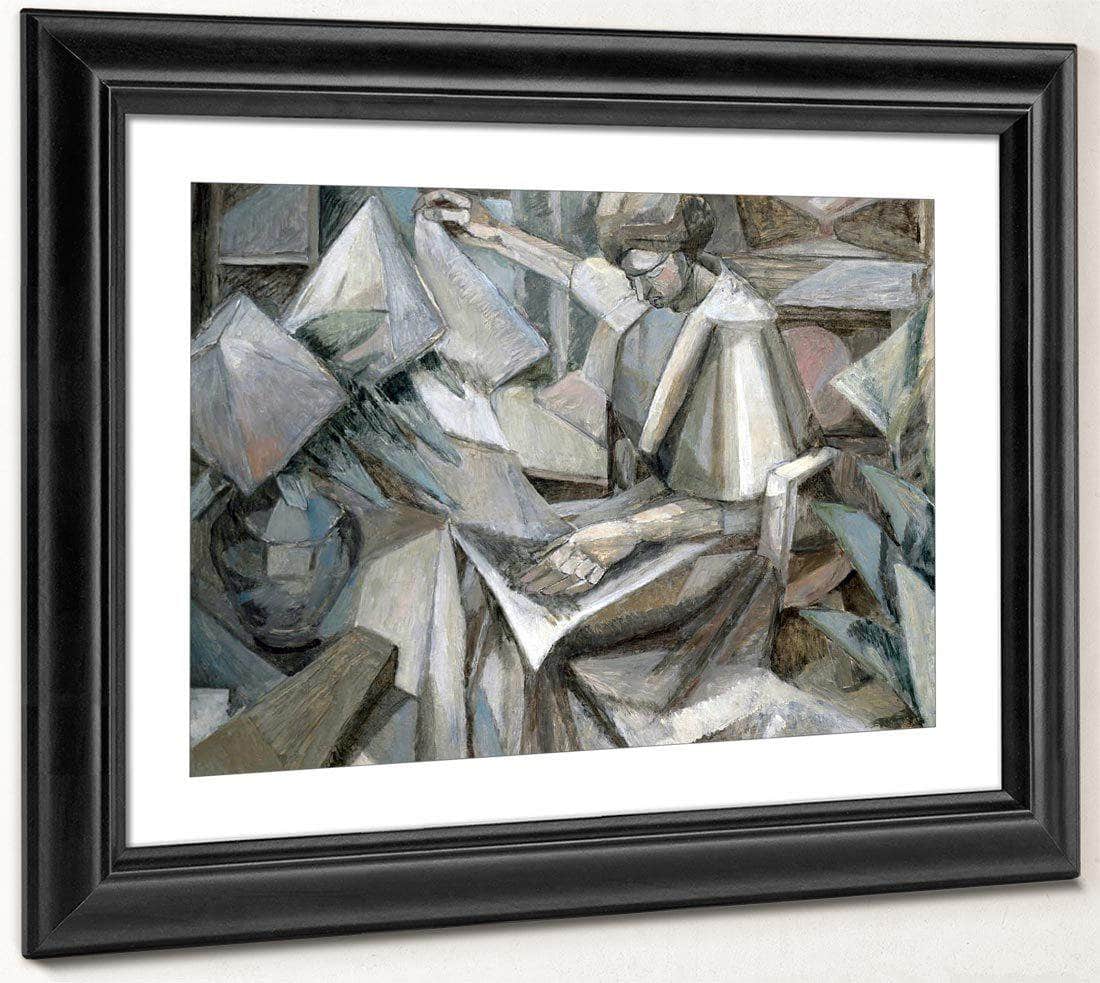 Woman With Phlox 1910 By Albert Gleizes Fine Art Print