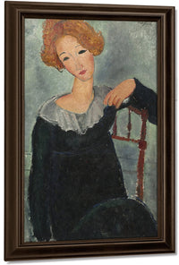 Woman With Red Hair By Amedeo Modigliani Fine Art Print