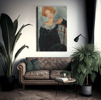 Woman With Red Hair By Amedeo Modigliani Fine Art Print