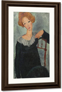 Woman With Red Hair By Amedeo Modigliani Fine Art Print