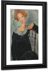 Woman With Red Hair By Amedeo Modigliani Fine Art Print