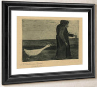 Woman With The Goose By Paula Modersohn Becker Fine Art Print