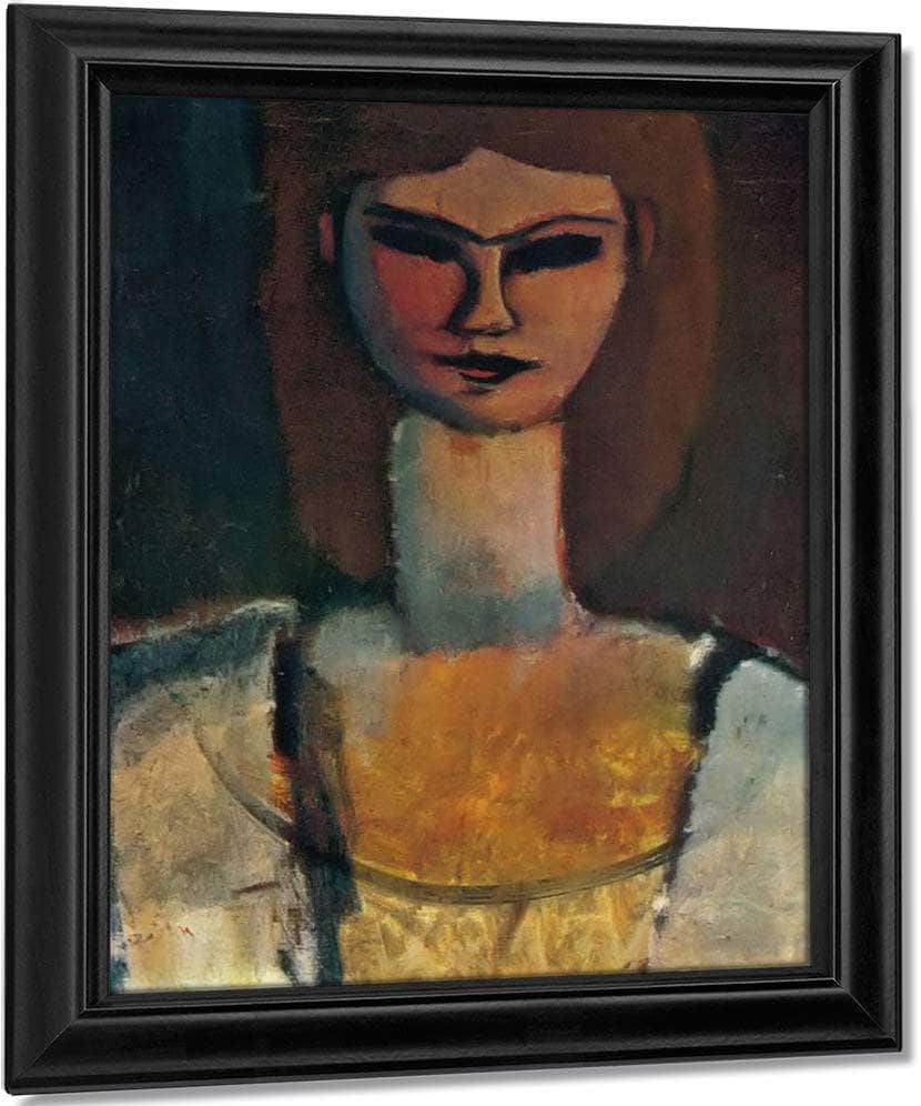 Womans Head1910 By Amedeo Modigliani Fine Art Print