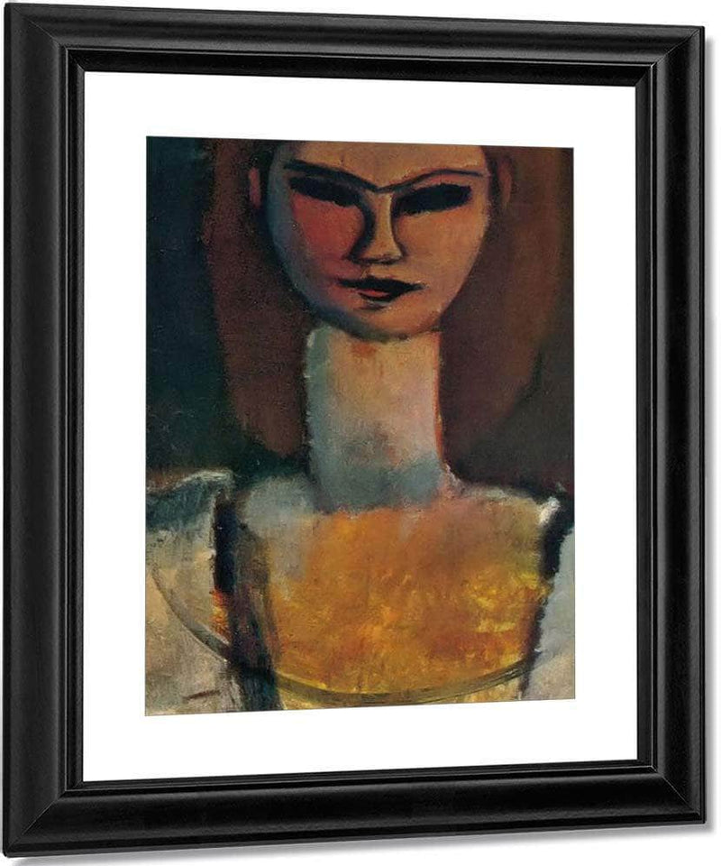 Womans Head1910 By Amedeo Modigliani Fine Art Print