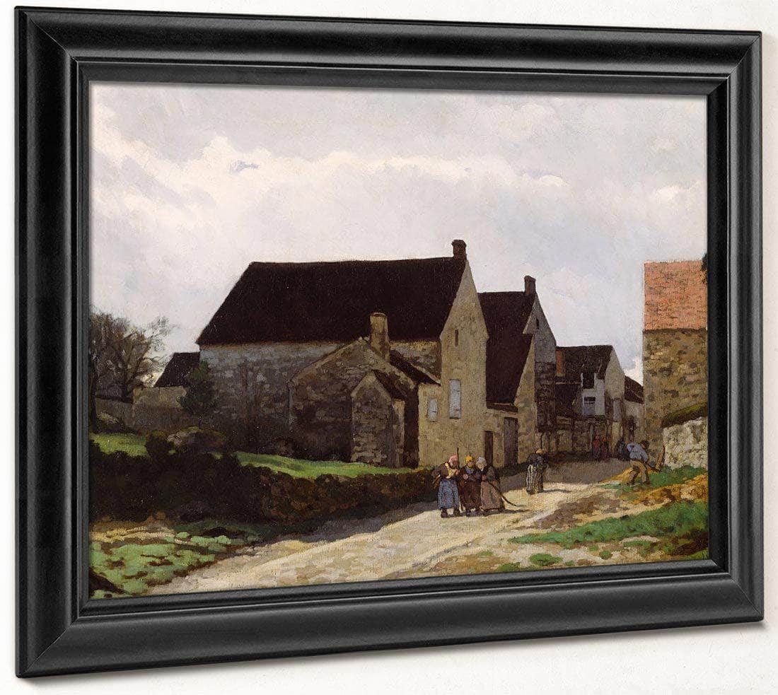 Women Going To The Woods 1866 By Alfred Sisley Fine Art Print