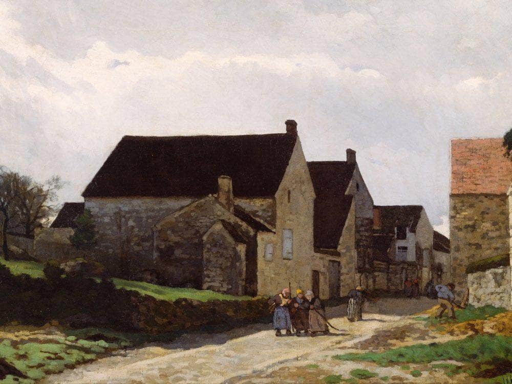 Women Going To The Woods 1866 By Alfred Sisley Fine Art Print