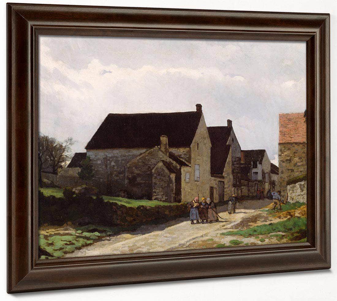 Women Going To The Woods 1866 By Alfred Sisley Fine Art Print