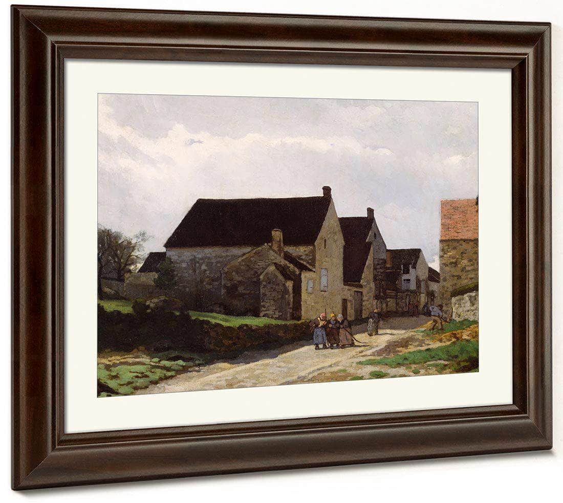 Women Going To The Woods 1866 By Alfred Sisley Fine Art Print