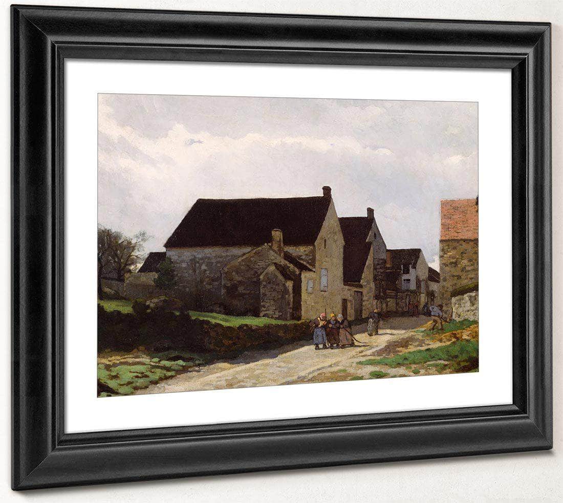 Women Going To The Woods 1866 By Alfred Sisley Fine Art Print