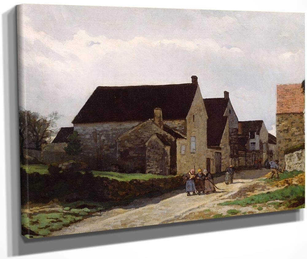 Women Going To The Woods 1866 By Alfred Sisley Fine Art Print