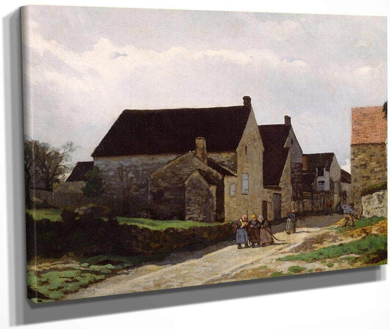 Women Going To The Woods 1866 By Alfred Sisley Fine Art Print