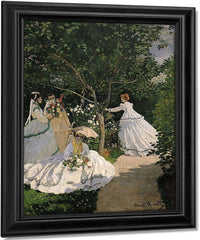 Women In The Garden By Claude Monet Fine Art Print