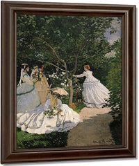Women In The Garden By Claude Monet Fine Art Print