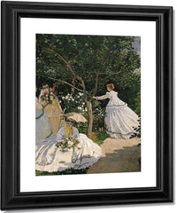 Women In The Garden By Claude Monet Fine Art Print