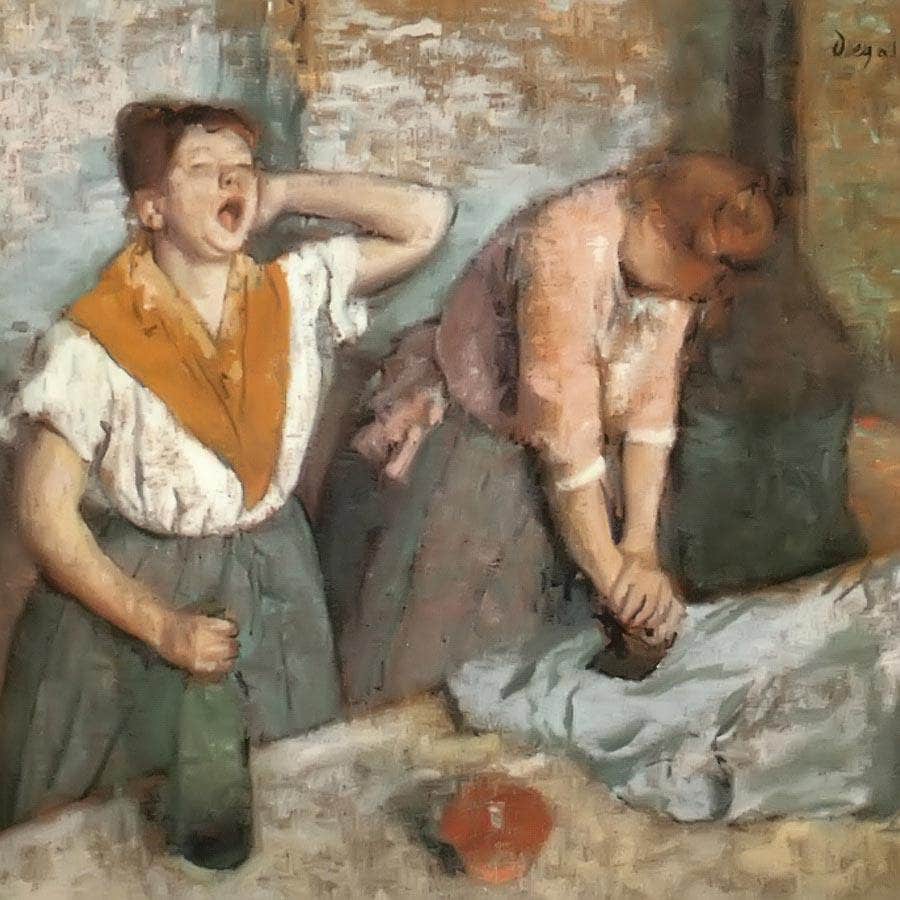 Women Ironing By Edgar Degas Fine Art Print
