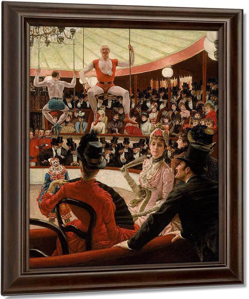 Women Of Paris The Circus Lover By James Tissot Fine Art Print