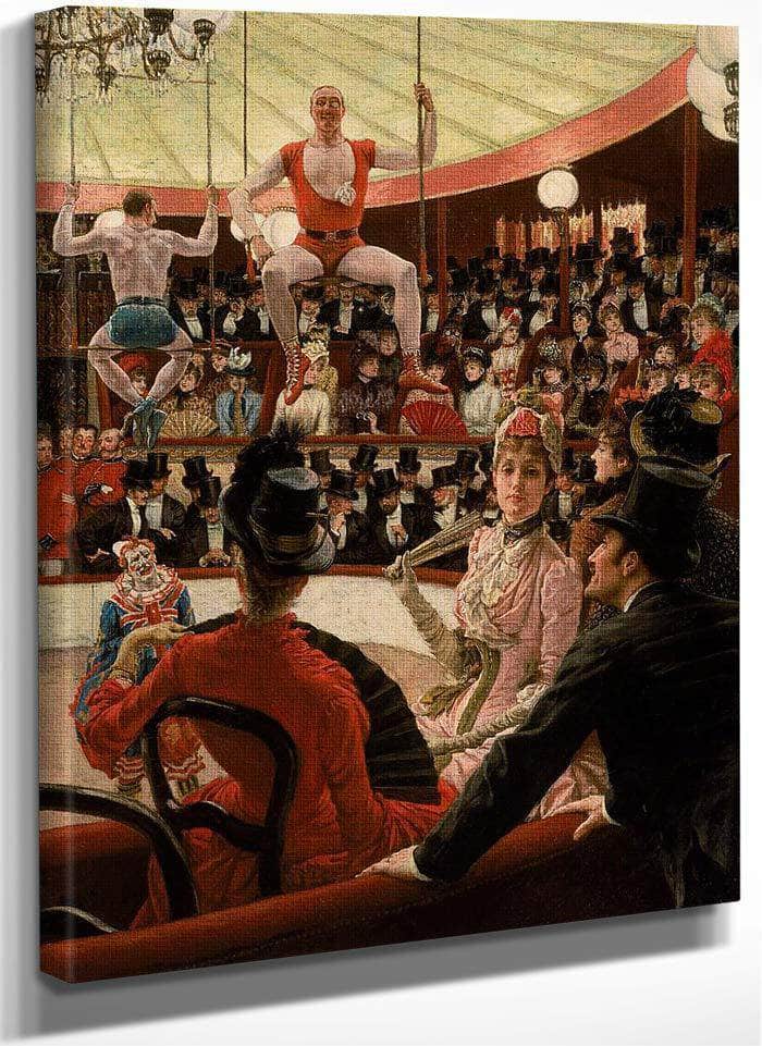 Women Of Paris The Circus Lover By James Tissot Fine Art Print