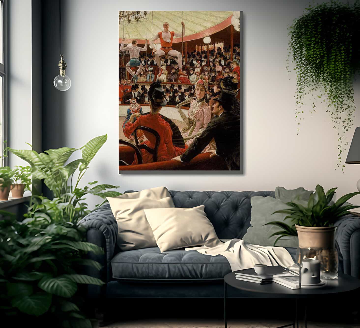 Women Of Paris The Circus Lover By James Tissot Fine Art Print