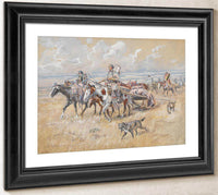 Women Of The Plains By Charles Marion Russell Fine Art Print
