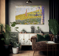 Women On The River Bank By Georges Pierre Seurat Fine Art Print