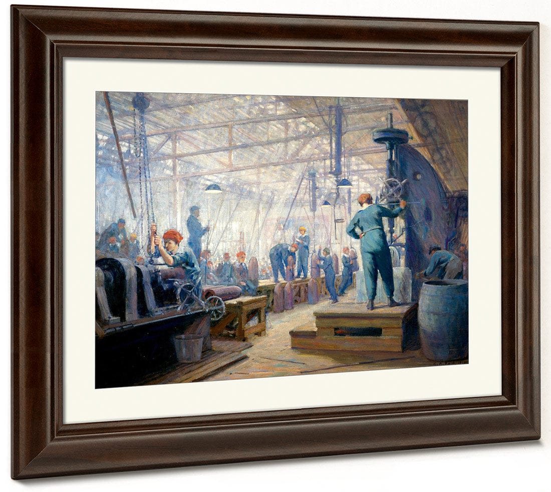 Women Operators By George Agnew Reid Fine Art Print