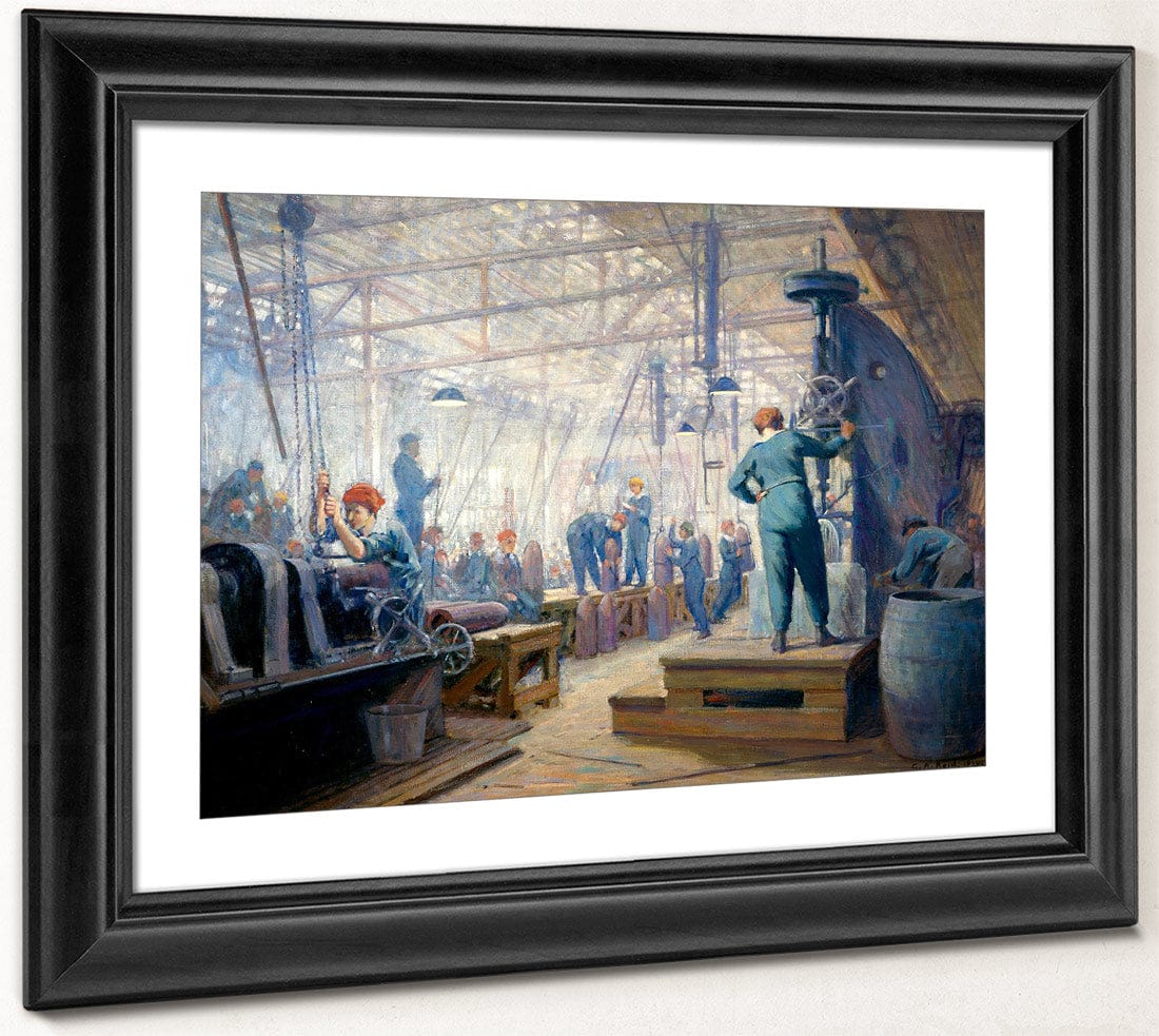Women Operators By George Agnew Reid Fine Art Print