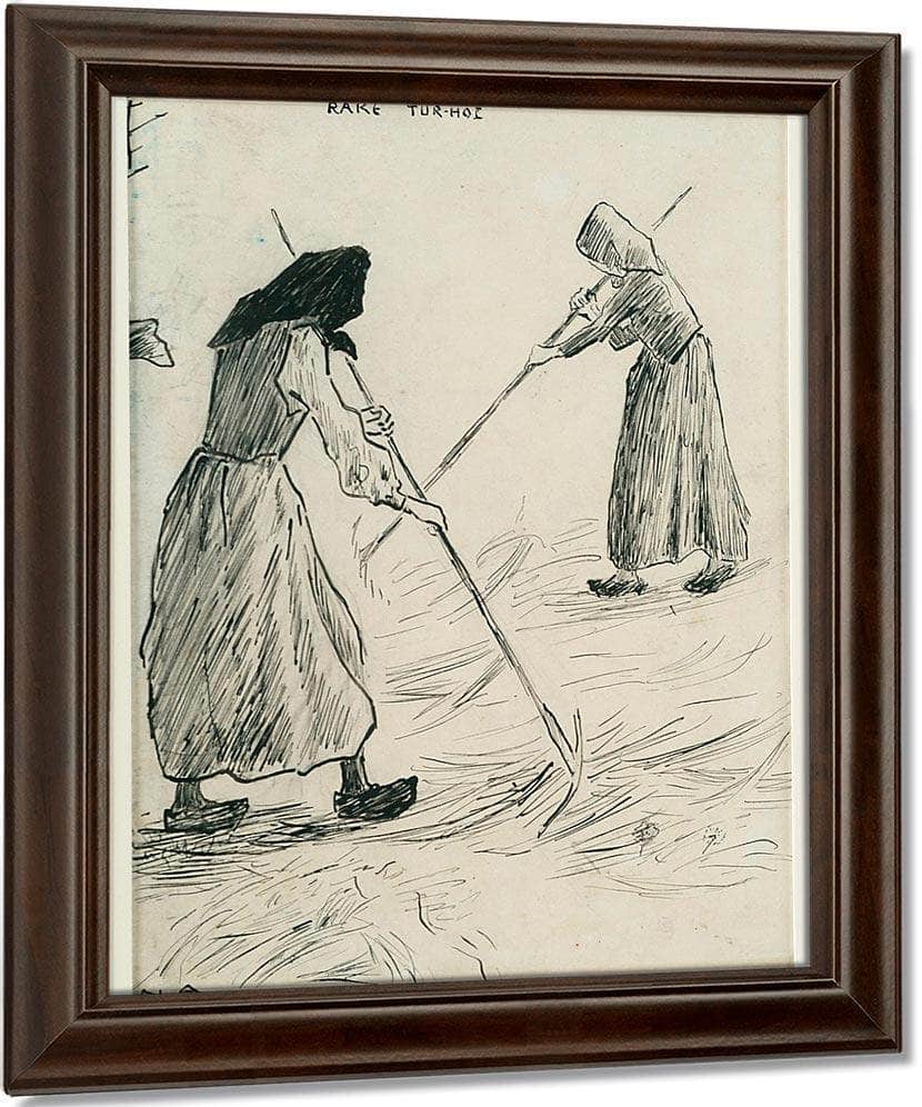 Women With Rakes By Nicolai Astrup Fine Art Print