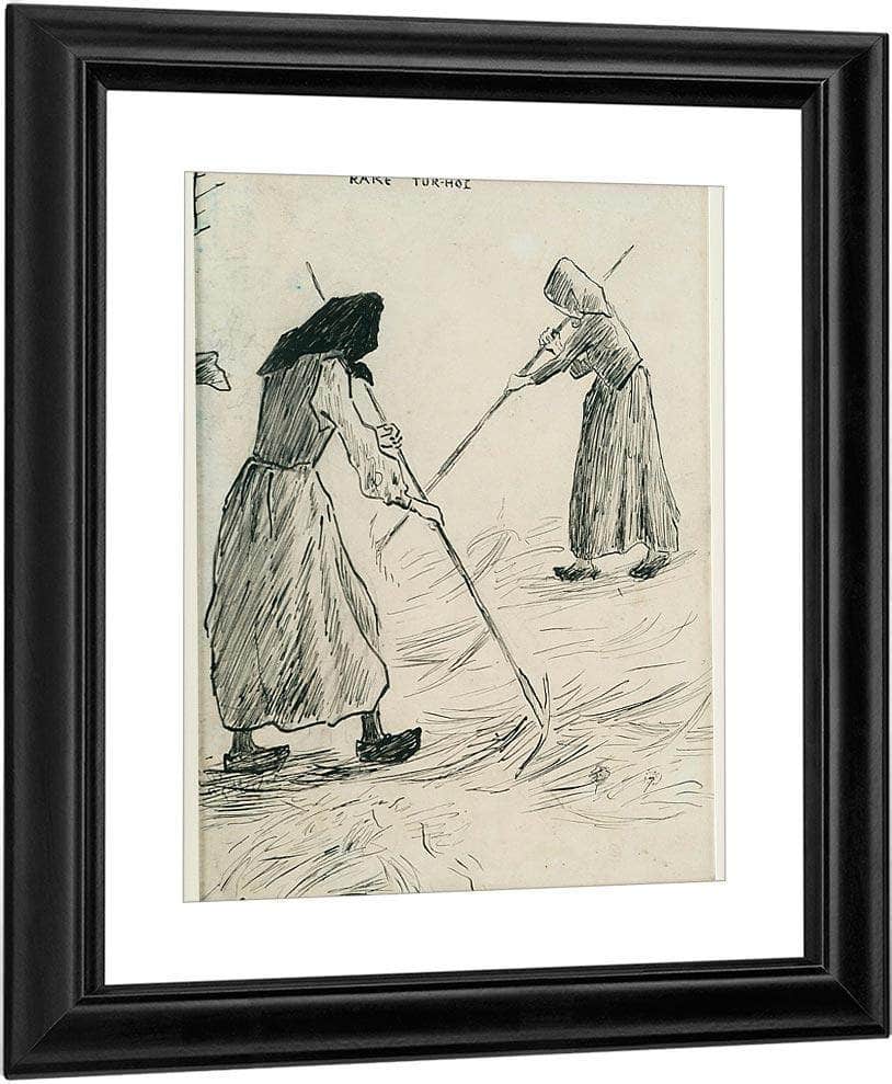 Women With Rakes By Nicolai Astrup Fine Art Print