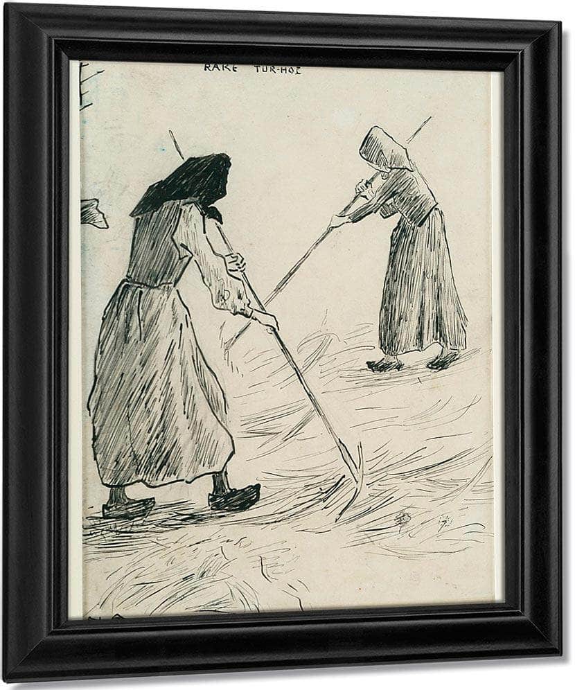 Women With Rakes By Nicolai Astrup Fine Art Print