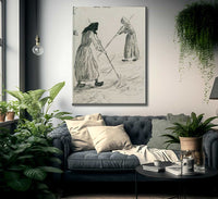 Women With Rakes By Nicolai Astrup Fine Art Print