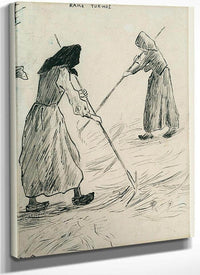 Women With Rakes By Nicolai Astrup Fine Art Print