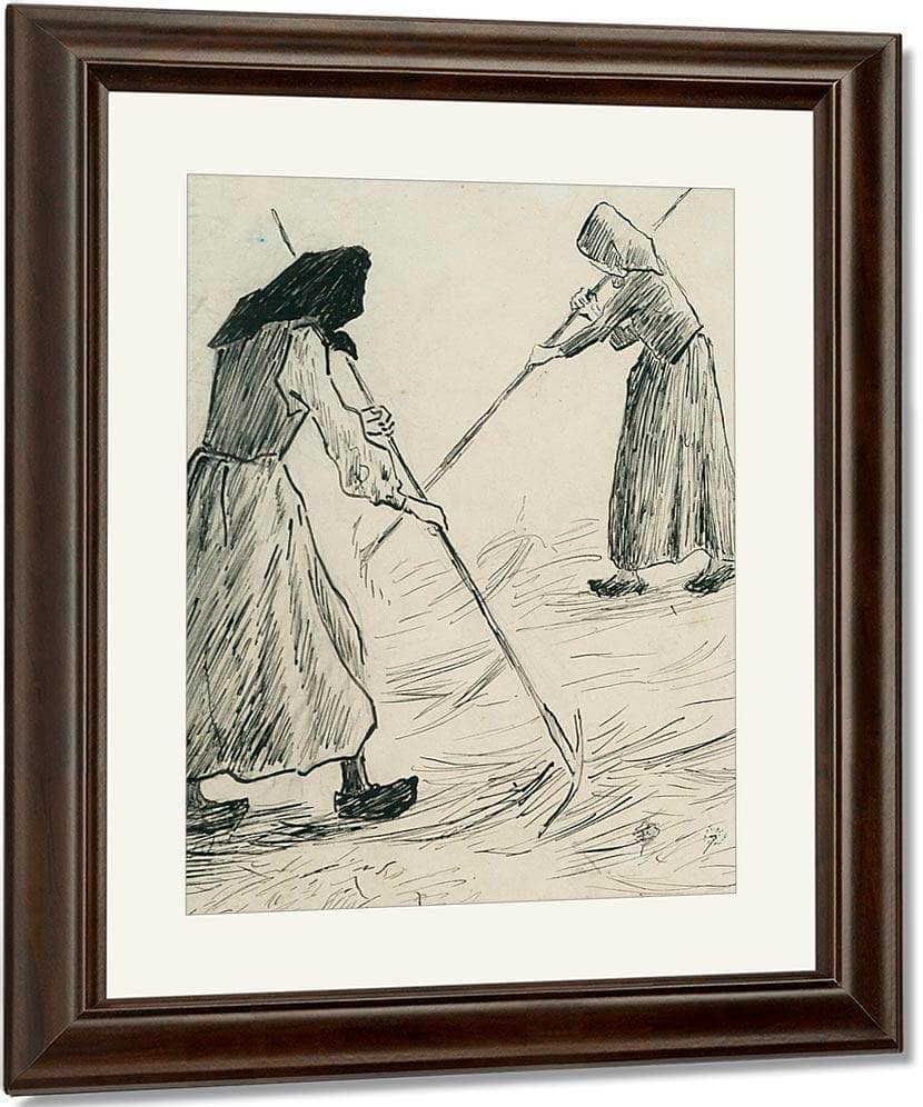 Women With Rakes By Nicolai Astrup Fine Art Print