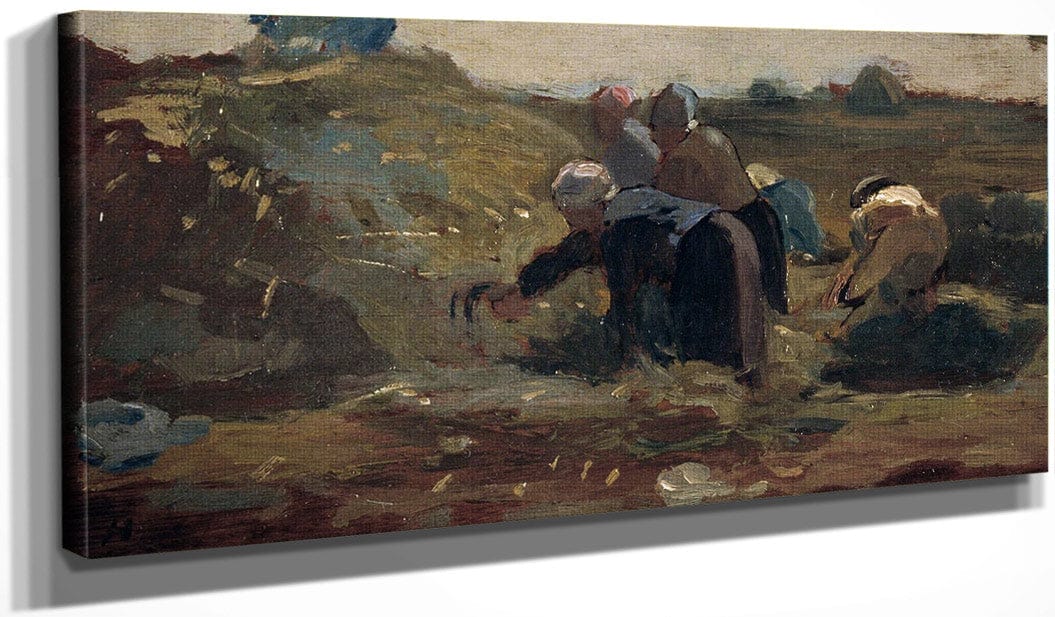 Women Working In A Field By Winslow Homer Fine Art Print