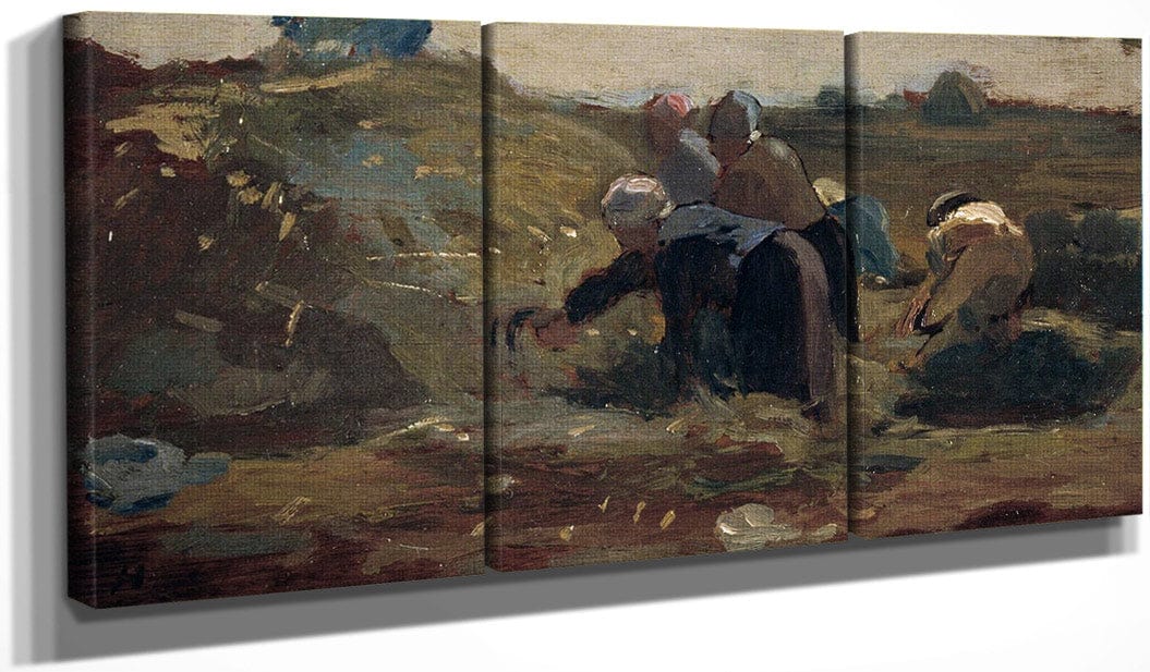 Women Working In A Field By Winslow Homer Fine Art Print