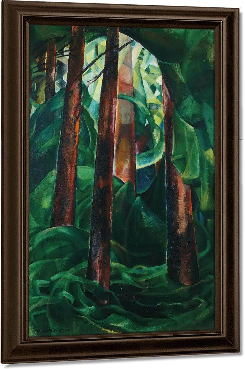 Wood Interior By Emily Carr Fine Art Print