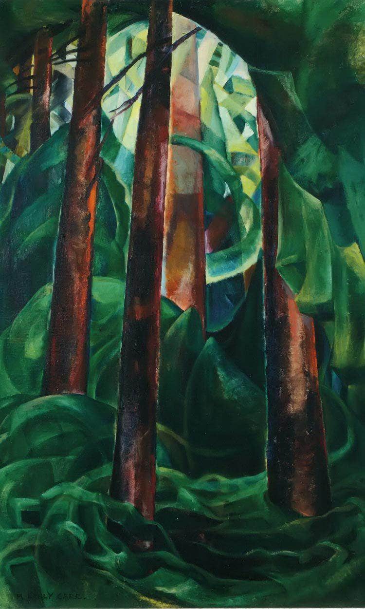 Wood Interior By Emily Carr Fine Art Print