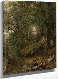Woodland Interior By Asher B Durand Fine Art Print