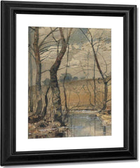 Woodland Pond By Childe Hassam Fine Art Print