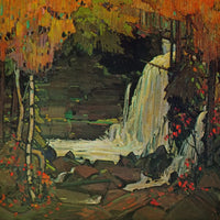 Woodland Waterfall By Tom Thomson Fine Art Print