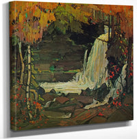 Woodland Waterfall By Tom Thomson Fine Art Print