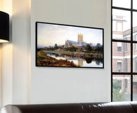 Worcester Cathedral Painting Benjamin Williams Leader Canvas Art Fine Art Print