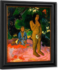 Words Of The Devil (Parau Na Te Varua Ino) By Paul Gauguin Fine Art Print