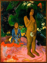 Words Of The Devil (Parau Na Te Varua Ino) By Paul Gauguin Fine Art Print