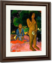 Words Of The Devil (Parau Na Te Varua Ino) By Paul Gauguin Fine Art Print