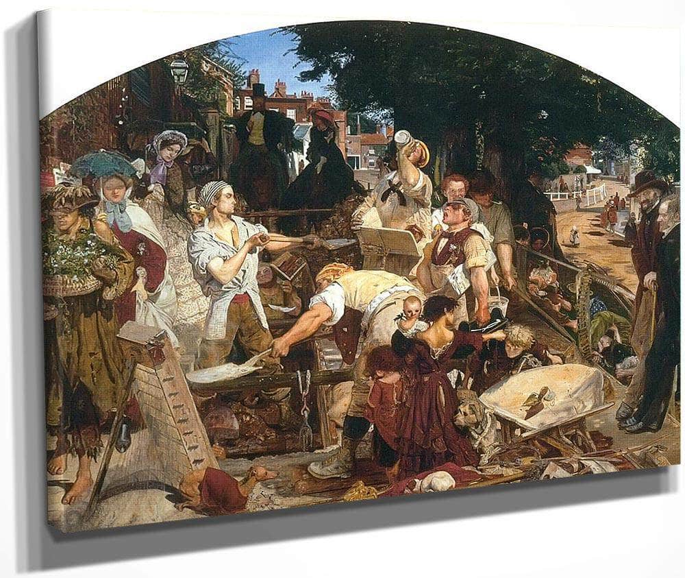 Work By Ford Madox Brown Fine Art Print