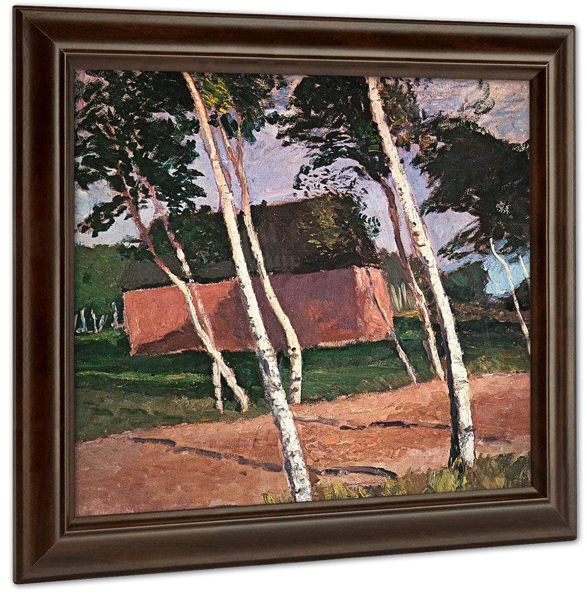 Worpsweder Landscape By Paula Modersohn Becker Fine Art Print