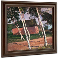 Worpsweder Landscape By Paula Modersohn Becker Fine Art Print