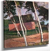 Worpsweder Landscape By Paula Modersohn Becker Fine Art Print