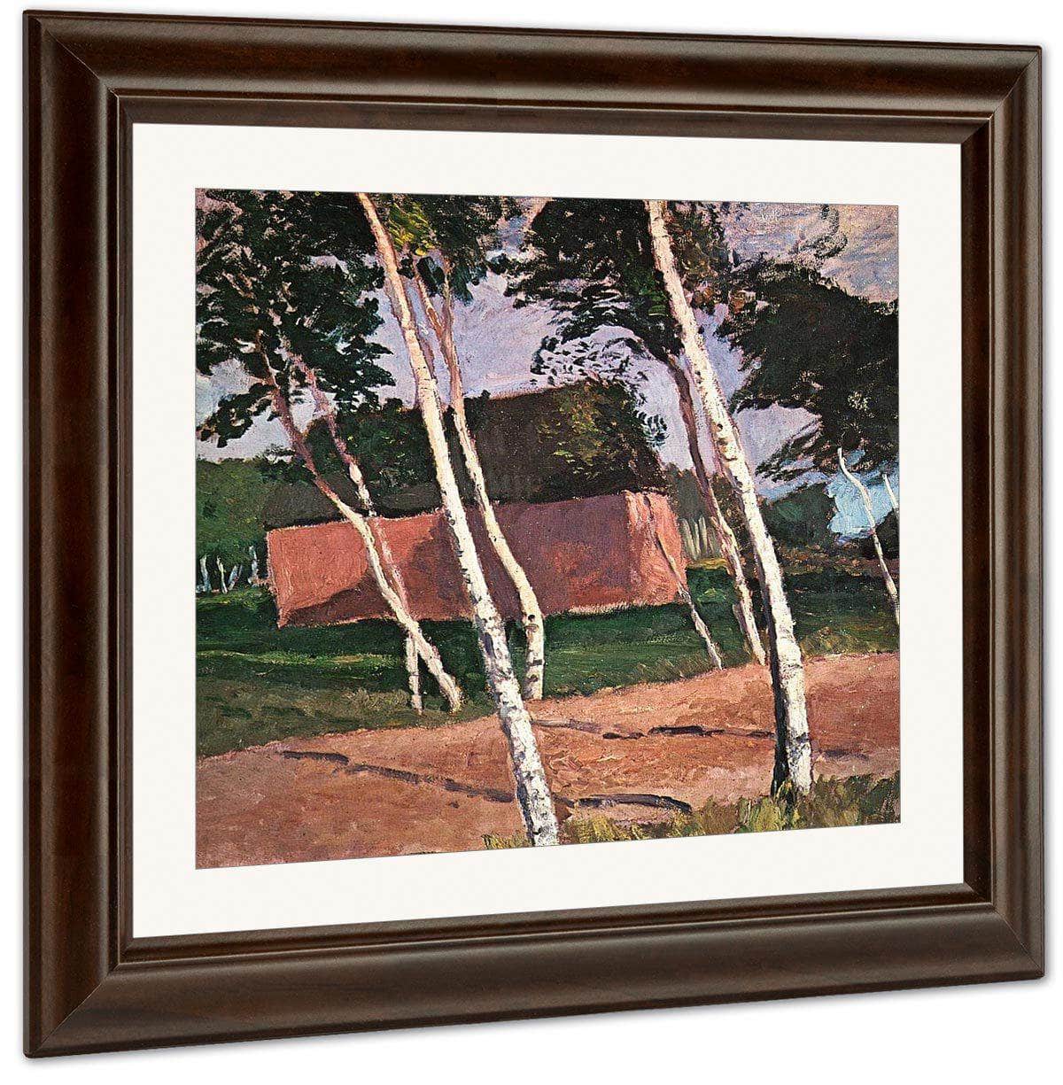 Worpsweder Landscape By Paula Modersohn Becker Fine Art Print